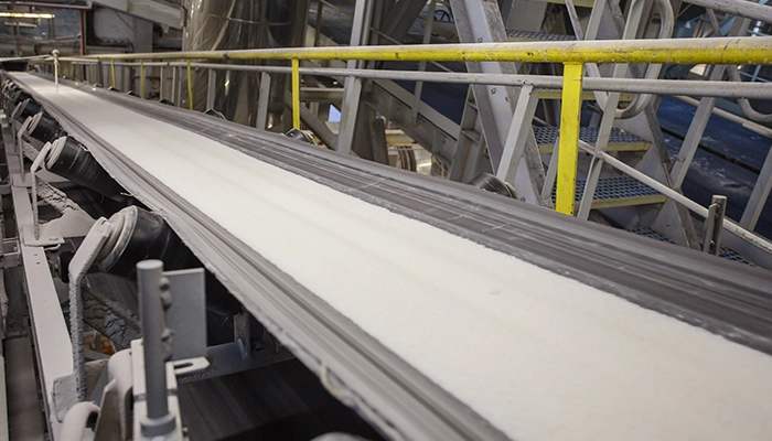 Conveyor belt equipment in big chemical plant