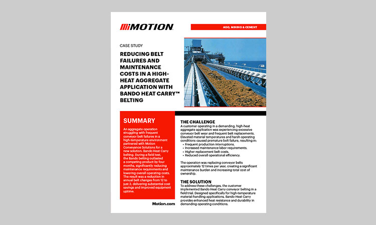 Motion/Bando: Heavyweight Belting Case Study